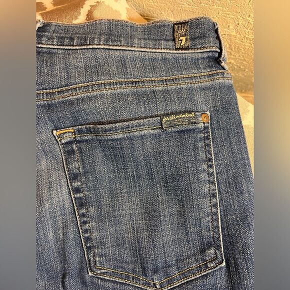 7 for All Mankind high waist slim kick Women's Jeans- medium wash - Picture 4 of 6